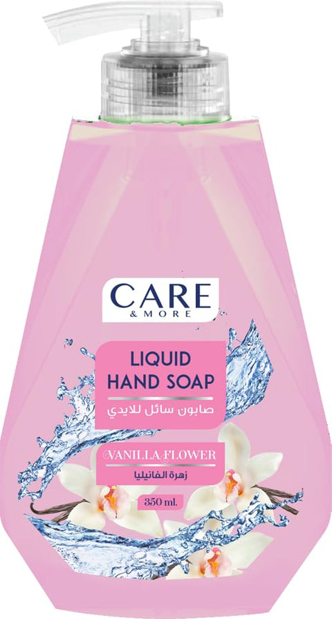 Care & More Liquid Hand Soap with Vanilla Breeze Scent, 350 ml
