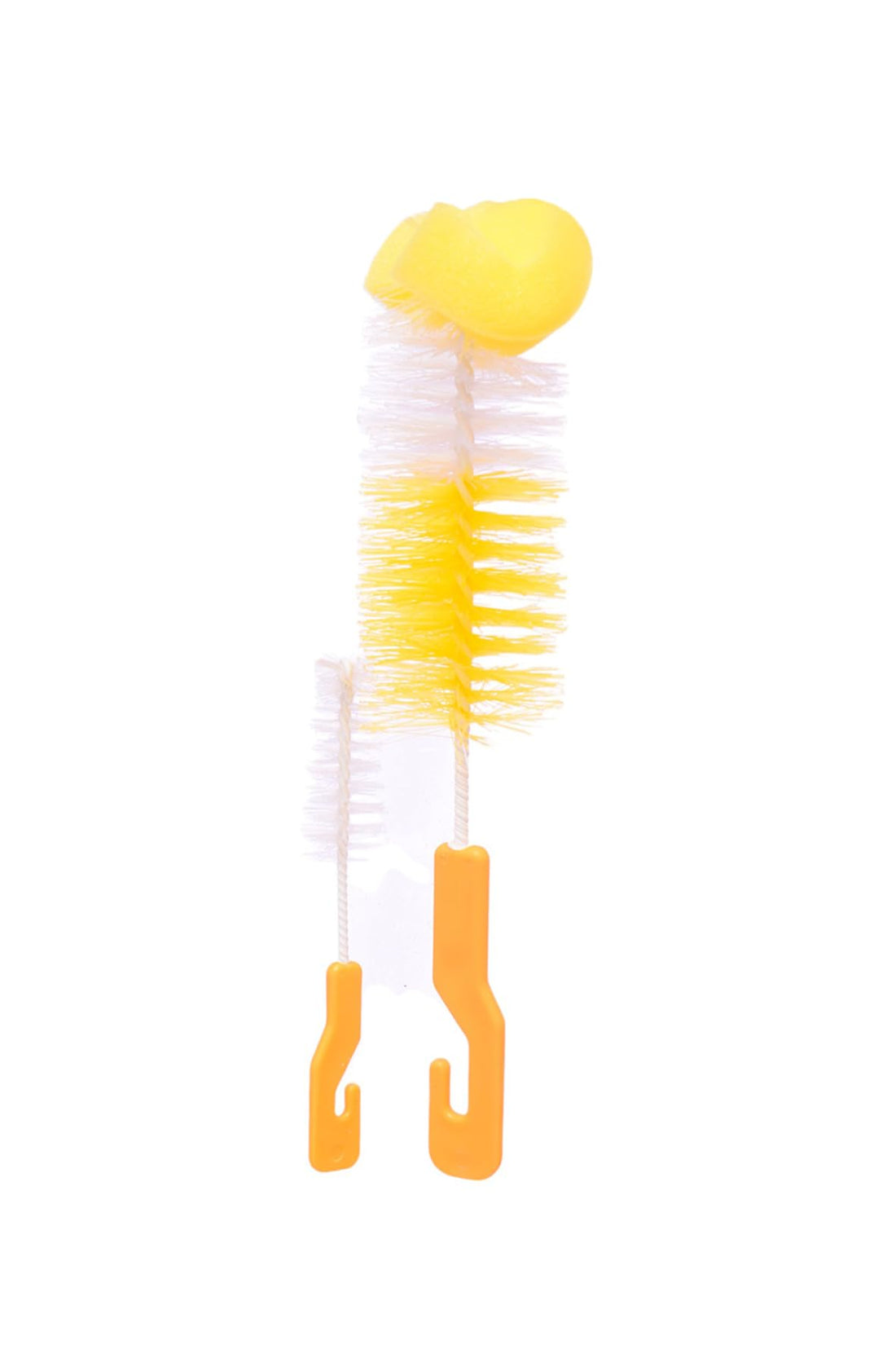Baby Bottle Cleaning Brush Set, 2 Pieces - Yellow