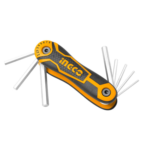 INGCO 8p HHK14081 Knife Hex Wrench Set