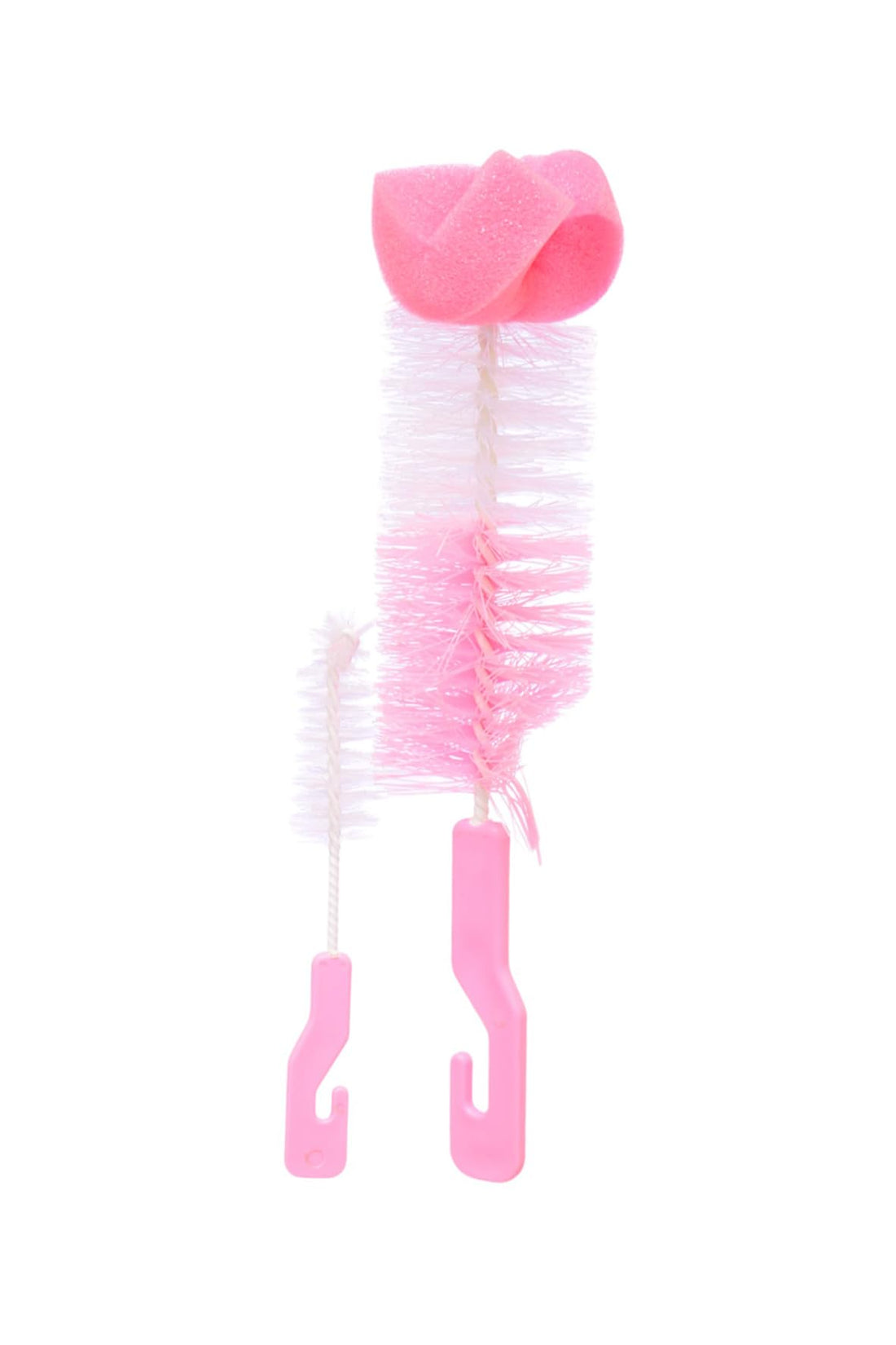 Baby Bottle Cleaning Brush Set, 2 Pieces - Pink