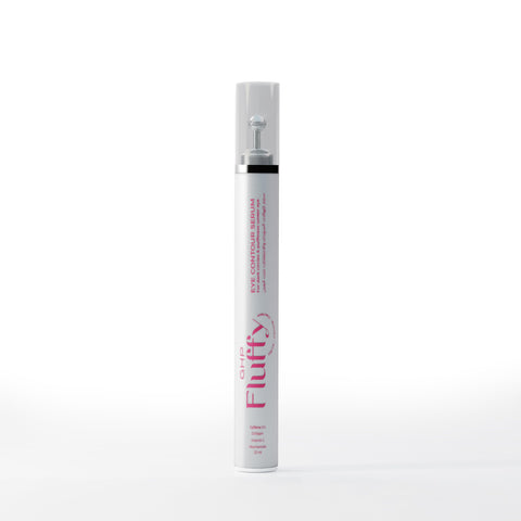 Fluffy Eye Contour Serum, 5-in-1 Under-Eye Treatment, Caffeine, Vitamin C, Niacinamide & Collagen, Helps Reduce Appearance of Dark Circles, Puffiness, Fine Lines & Dryness, Roller Applicator