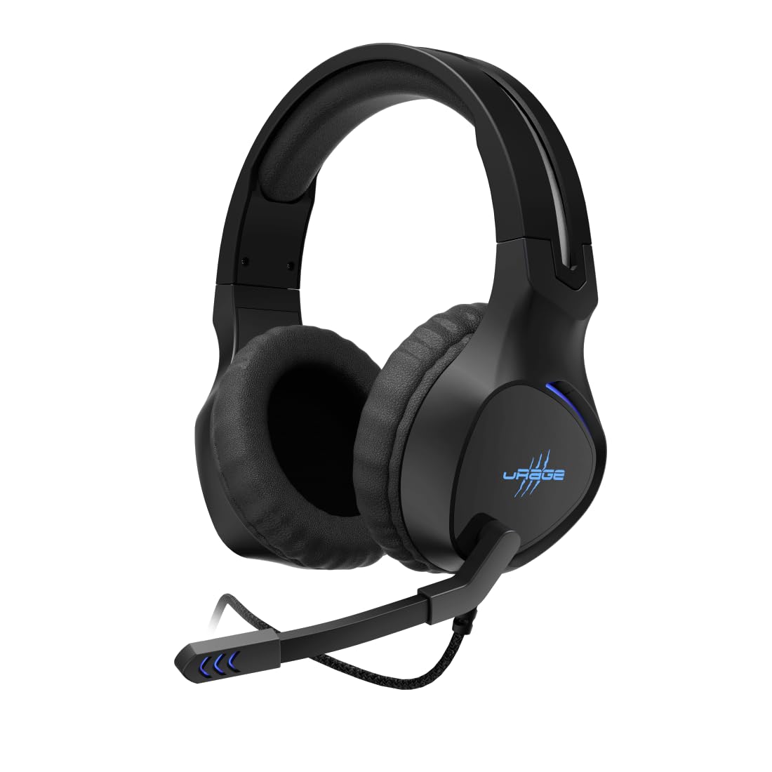 WHITE DIAMONDS Gaming-Headset „SoundZ 400“, schwarz, PS4, PC, gepolsterte Ohrmuschel, kabelgebunden, Volume- & Mute- Control, Mesh-Cable Knickschutz uRage SoundZ 400
