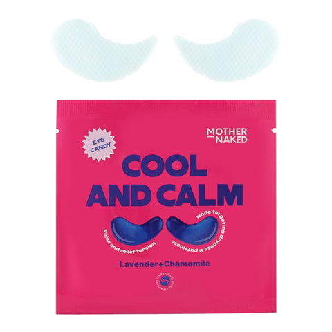 MotherNaked Cool and Calm Undereye Patch | Lavender Chamomile | Relax And Relief Tension