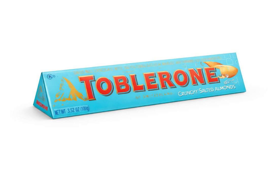Swiss Milk Chocolate with Salted Almonds and Caramel, Balanced Mix Between Sweetness and Salty Touch