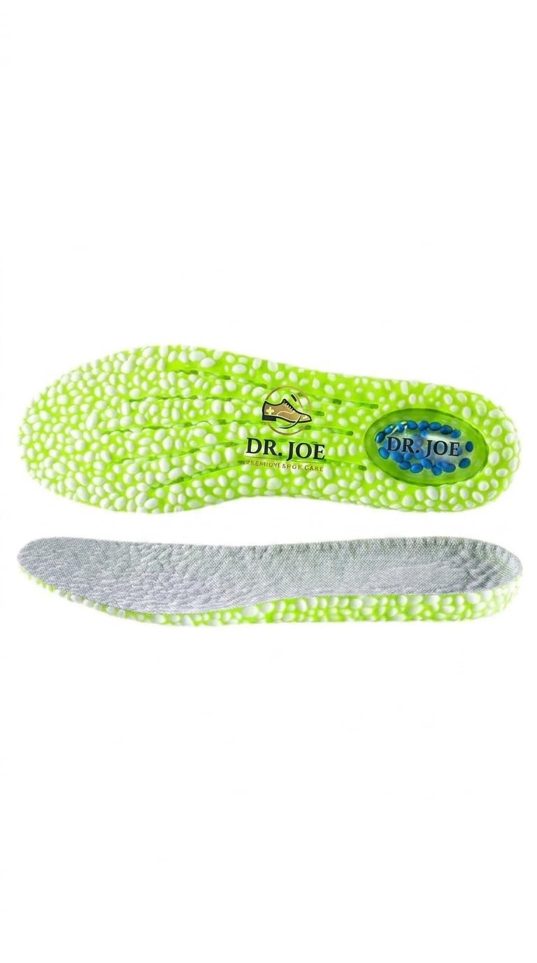 Orthotic Insoles - Premium Medical Shoe Inserts with Arch Support and Shock Absorbing Heel Pads to Relieve Plantar Fasciitis Pain and Flat Feet for Men and Women Daily Comfort Use