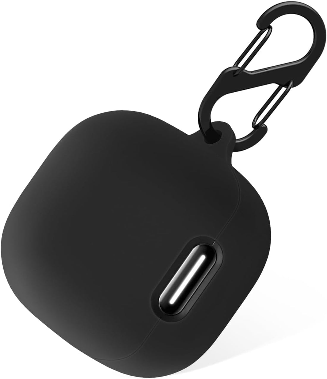 LinJie Compatible with Anker Soundcore Liberty 4 NC Case Cover, Soft Silicone Shockproof Protective Case Skin for Soundcore Liberty 4 NC Wireless Earbuds(Black)