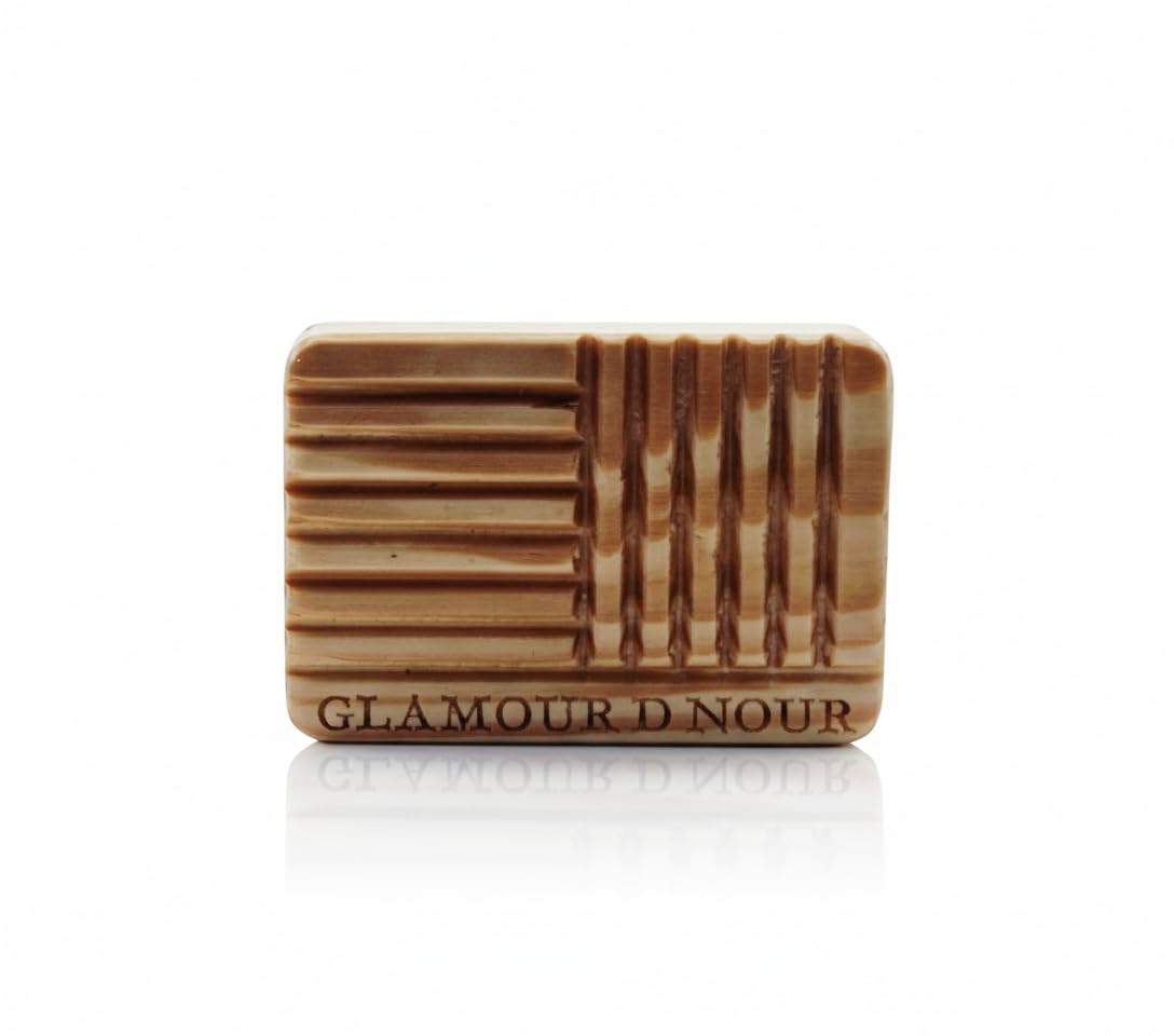 Glamour D Nour Wooden Soap Holder, Wood