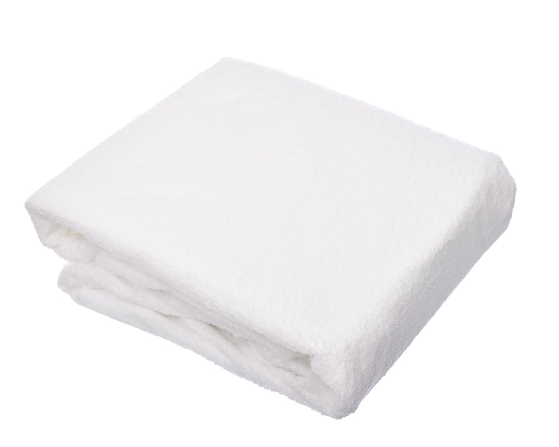 Waterproof Terry Steak Sheet, 180 cm x 200 cm x 35 cm Size, White