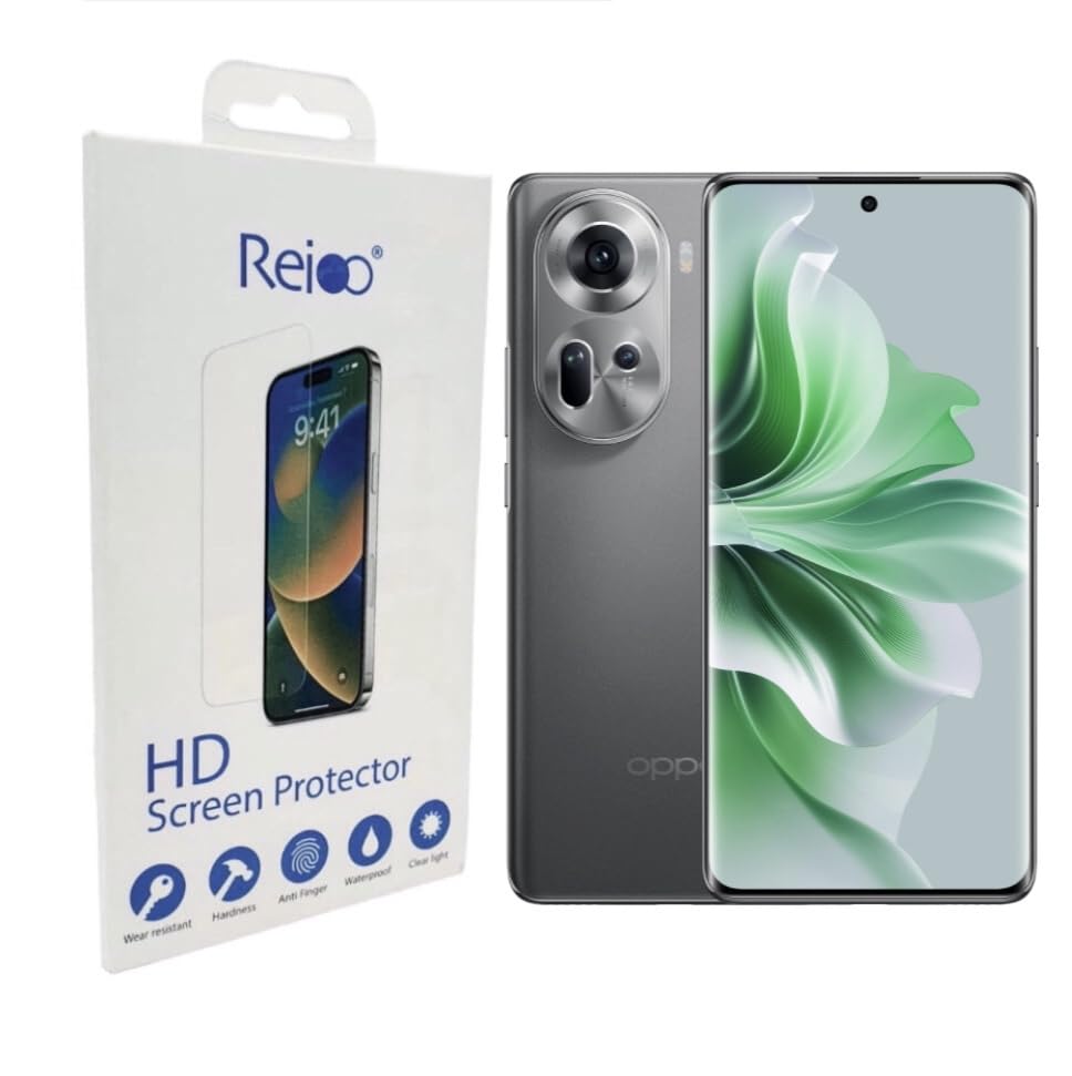 Oppo Reno 11 (5g) Front and Back Nano Gelatin Screen Protector Hard Back Screen Protector Compatible with Oppo Reno 11 (5G) Flexible Hydrogel for Oppo Reno 11 (5G)
