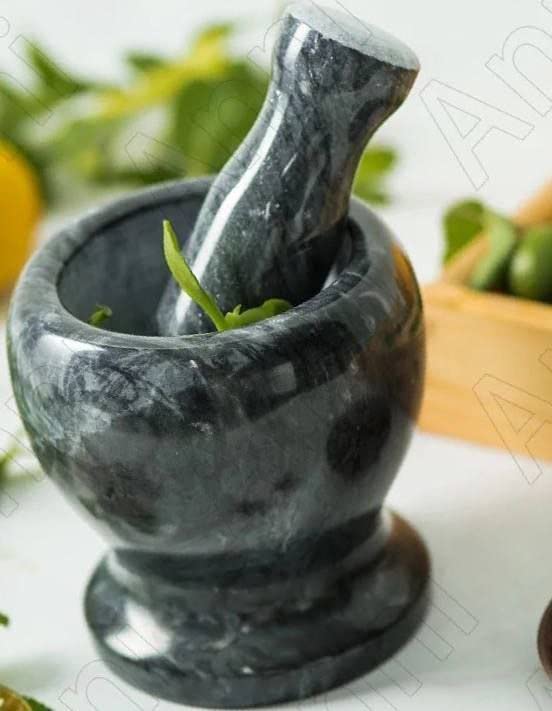Generic Premium Marble Mortar (No Other Text Added)