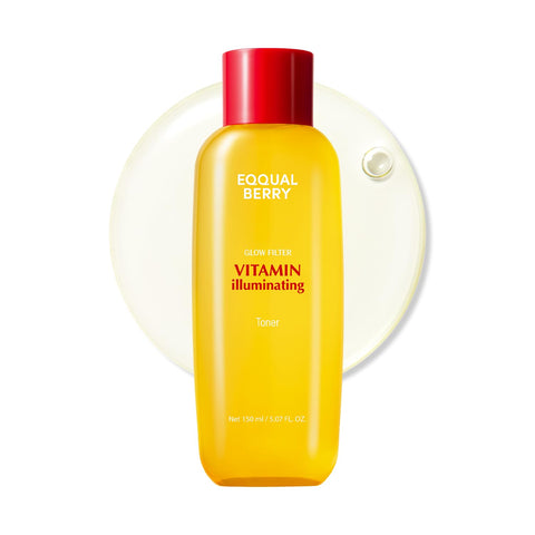 Eqqual Berry Glow Glitter Vitamin Illuminating Toner 150ml