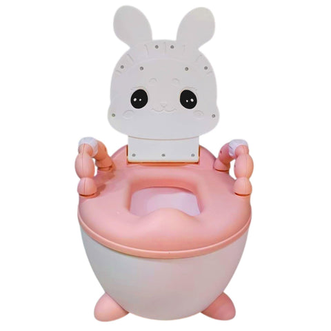 Baby Shoora Potty Toilet Seat With Handle Shape Rabbit For Girls-Simon&White