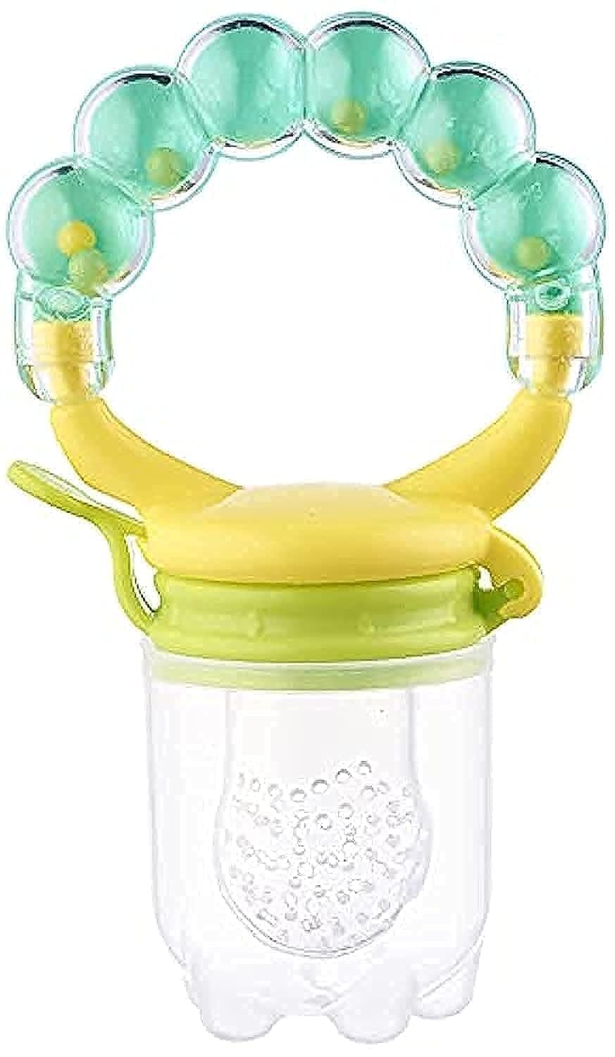Little Fish 2-in-1 Joyful Fruits and Vegetables Feeder and Rattle - Multi Color