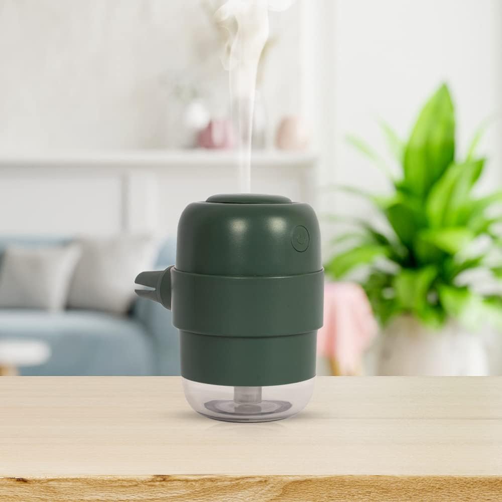 Car Home Office Humidifier Aroma Diffuser Ultrasonic Humidifier with Night Light (Random Color Send)