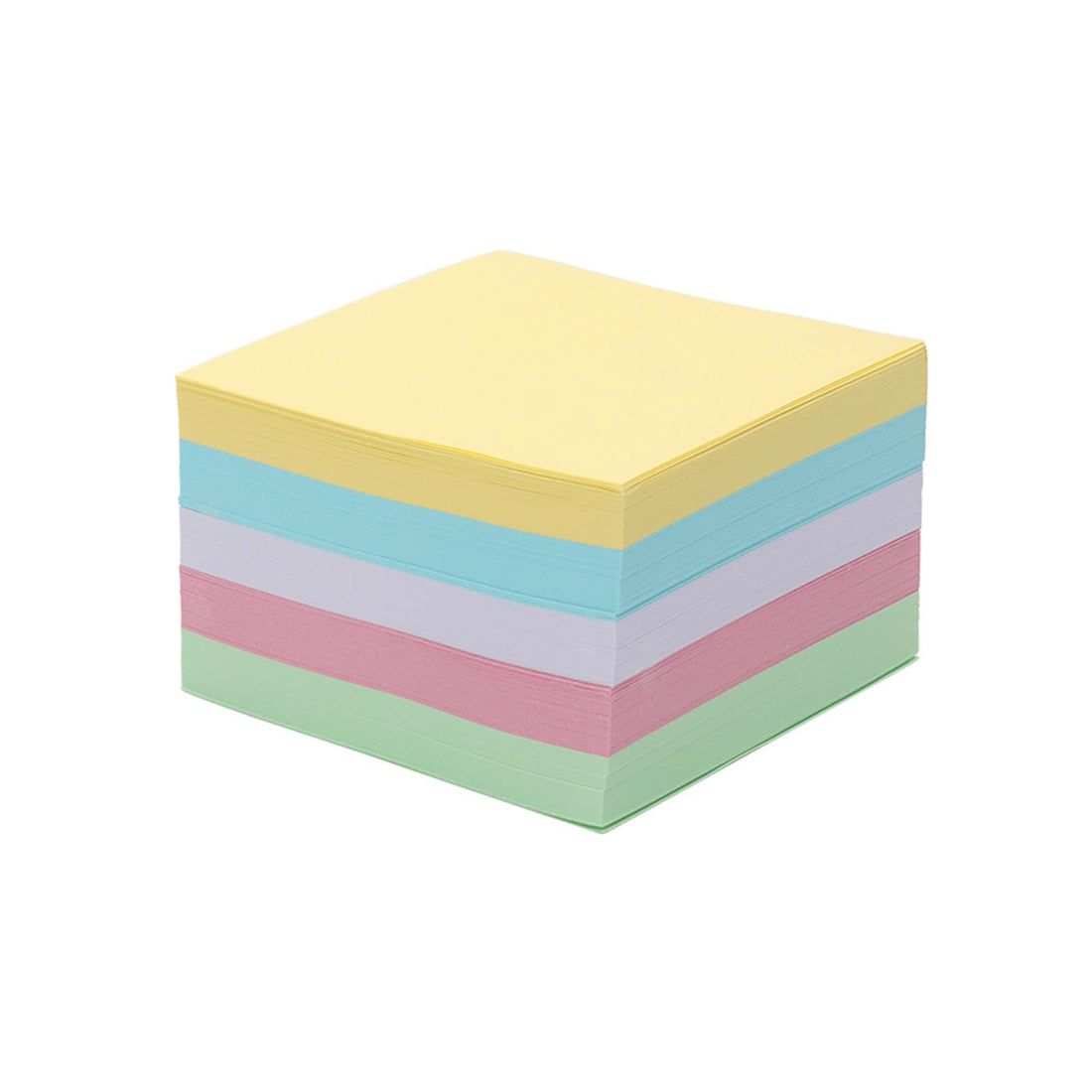 Mogoostry Non-Stick Note Pads 500 Sheets Non-Sticky Notes 3.3"x3.3" Blank Colorful Paper Memo Pads Refill Reminder Notes for Taking Notes