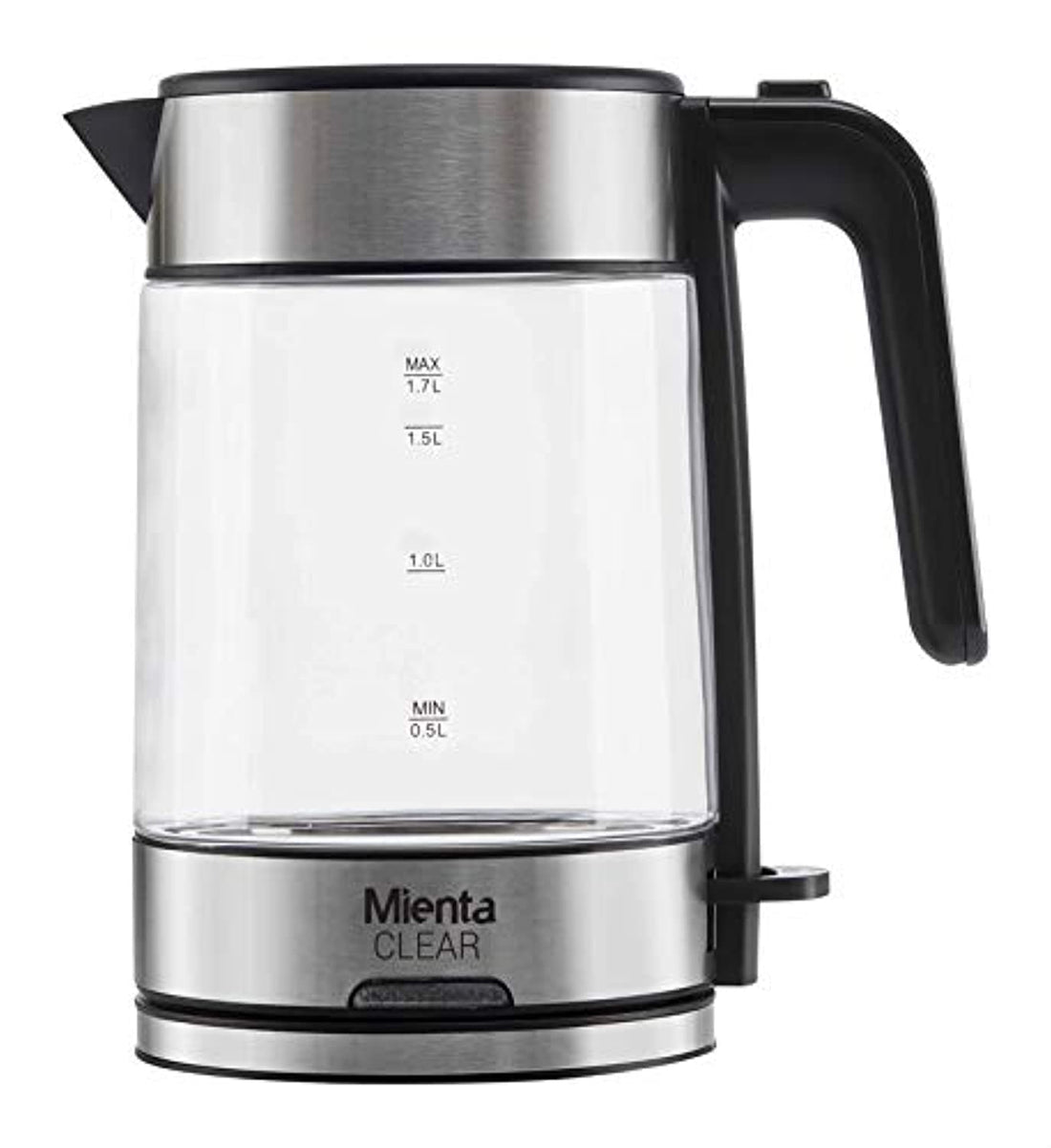 Mienta Clear Electric Kettle, 1.7 Liters, 2200W – EK201520A