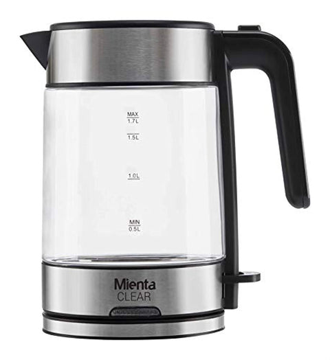 Mienta Clear Electric Kettle, 1.7 Liters, 2200W – EK201520A