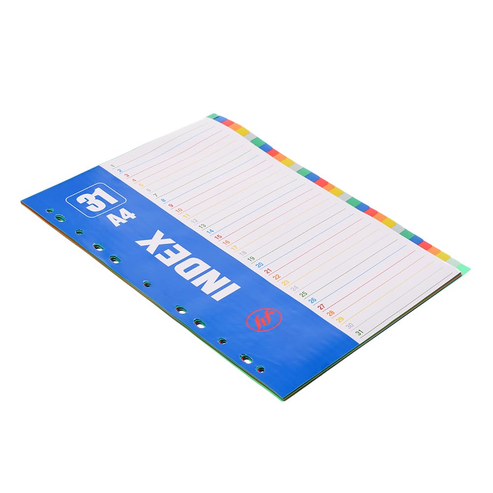 Elmaayergy PY-31B/PY31A Set Of 31 Pieces Of Plastic Dividers With Durable Material, Suitable For School And Home