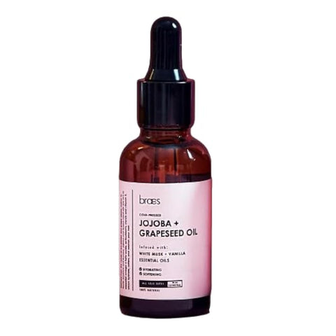 Braes Cold-Pressed Jojoba + Grapeseed Oil - 30ML