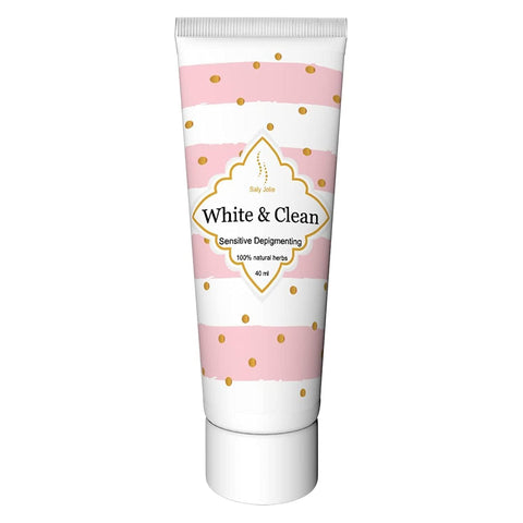 Sally Jolie White and Clean Whitening Cream - Bikini Lightening Cream for Sensitive Areas