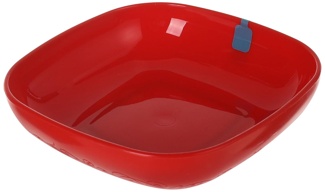 M-Design Eden™ Deep Plate 20 cm - Microwave, Dishwasher, Food Safe & BPA Free - Stackable - Red