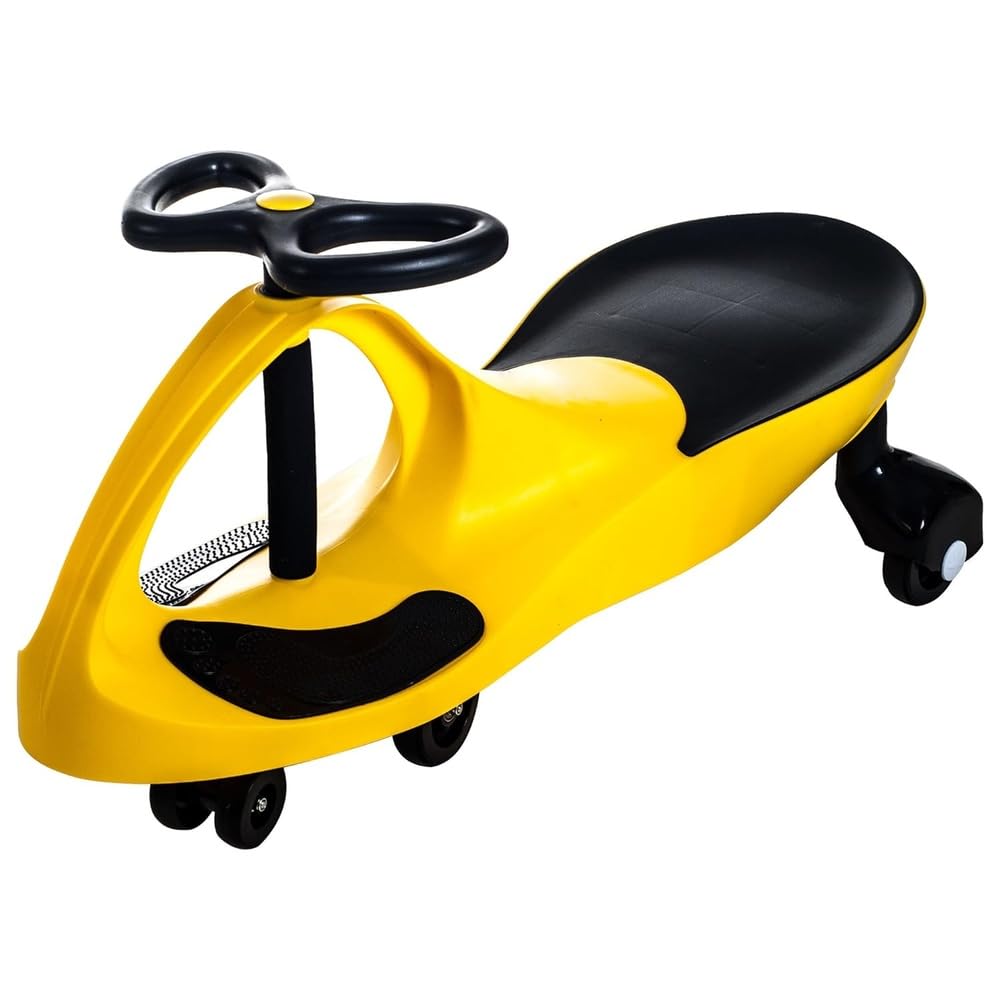 Dream Land Plasma Car Rides on for Kids - Yellow & Black - 5199-Y