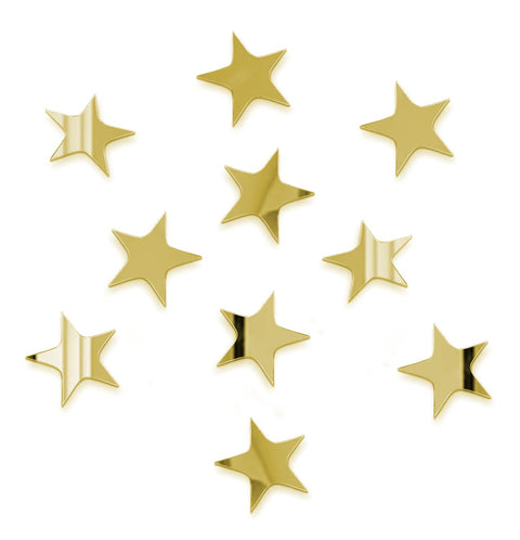 10 Pcs GOLD plexiglass Stars Mirror Wall Stickers With Adhesive Acrylic Wall Stickers Decor For Bedroom Star Decor Wall Decor For Baby Kids Girls Boys Bedroom Home Diy Mirror Stickers Grunge Room De