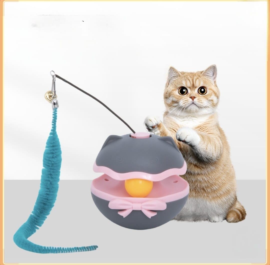 Cat Toy, Electric Toy, Bell, Feather, Self-Stimulating, Interactive Pet Toy