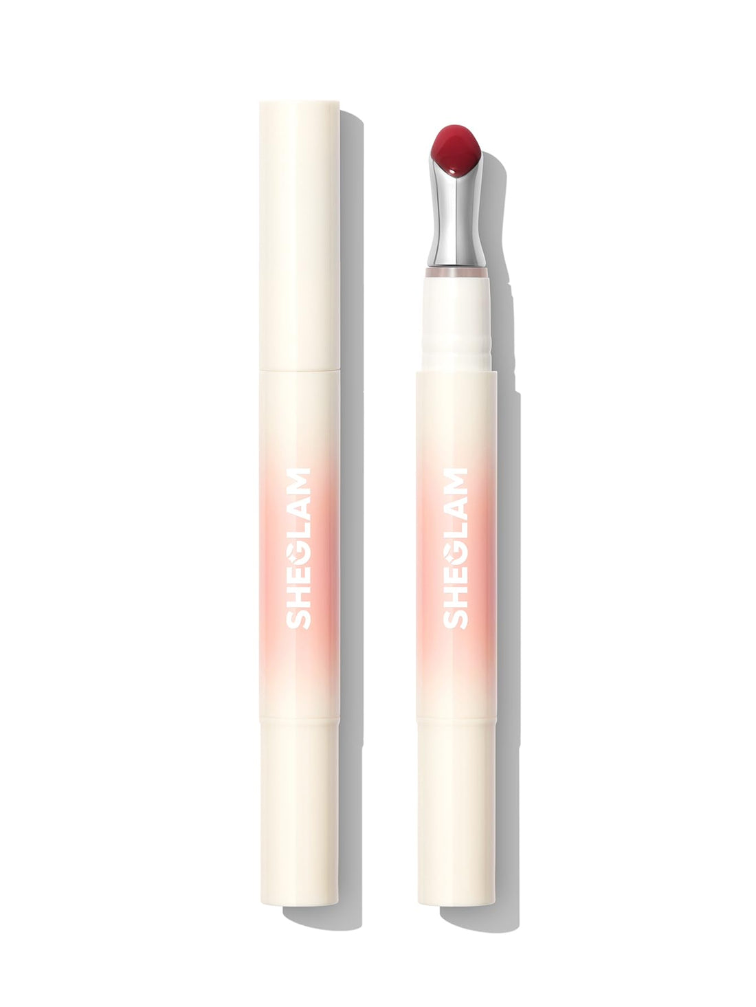 SHEGLAM Hydrating Lip Gloss Cruelty-Free Plumping Peptides-Cherry Gleam