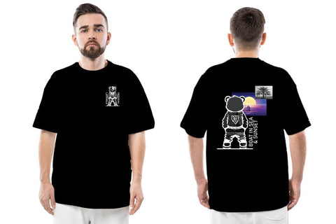 Oversize -T-Shırt - Black MN85192-Black