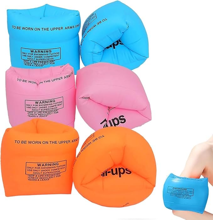 SMART FIT®- Inflatable Colored Arm Bands 20x20 cm 2 Colors - VAR9698