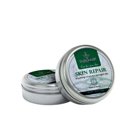 TAZEMMURT Skin Repair Cream 50g – Natural Repairing Cream for Damaged & Dry Skin – Deep Moisturizing & Nourishing Formula – Made in Egypt