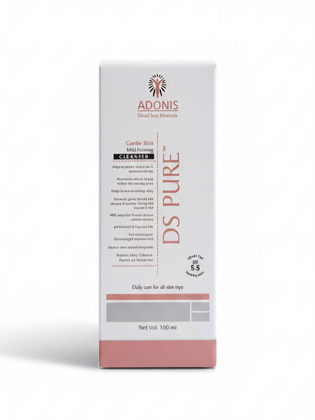 Pure Gentle Daily Foaming Cleanser | Dead Sea Mineral Infused | Suitable for All Skin Types | 100 ml