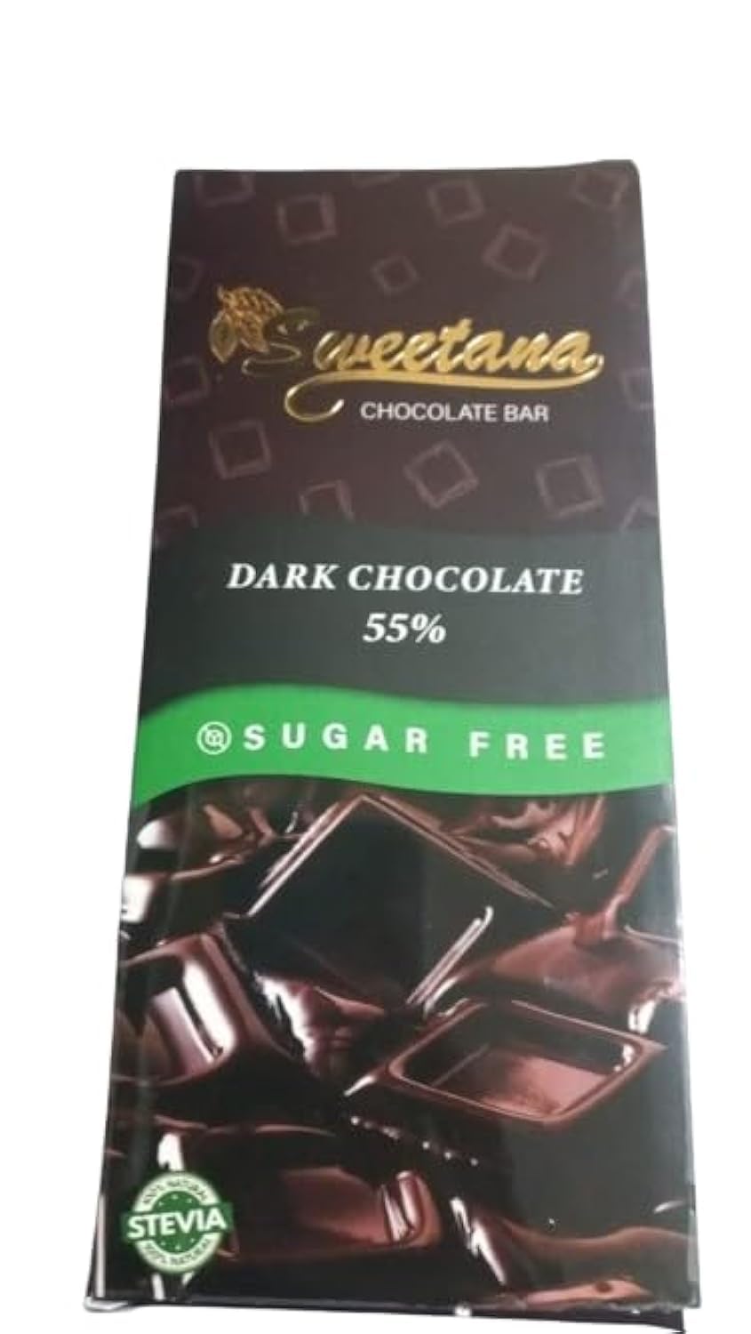 Sweetana Free Sugar Dark Chocolate Bar 90 g