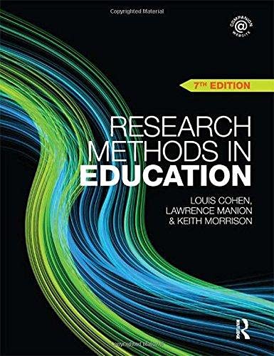 Research Methods in Education ,Ed. :7 , Paperback