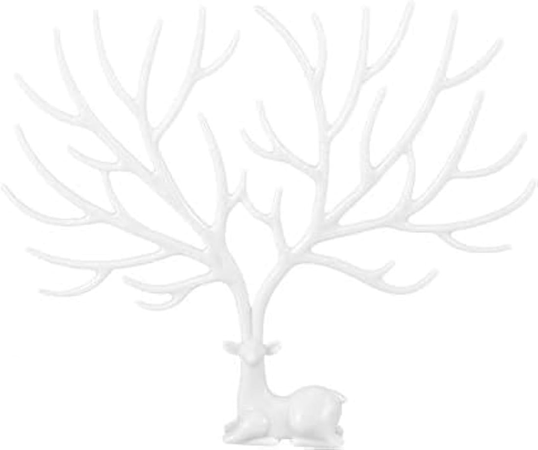 Katakeet Store Creative Small Deer Accessories Stand Plastic Display Organizer Deer Tree Jewelry Holder Key Holder - Best Quality and Unique Design by CatKit Store