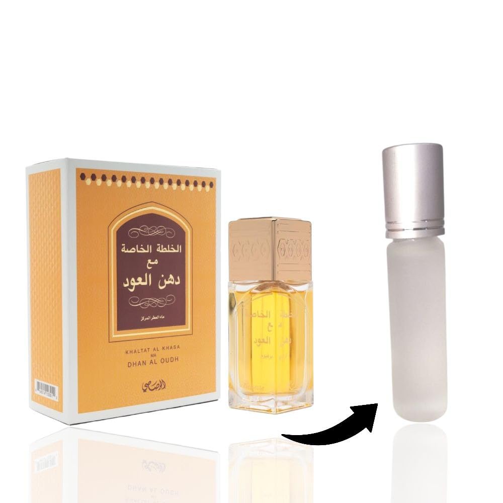 زيت الخلطة الخاصة مع دهن العود – رول أون 12 مل، زيت عطري مركز اودو برفان للجنسين، خالٍ من الكحول – عطر شرقي فاخر طويل الأمد من لا-بيرفيوم نيتش