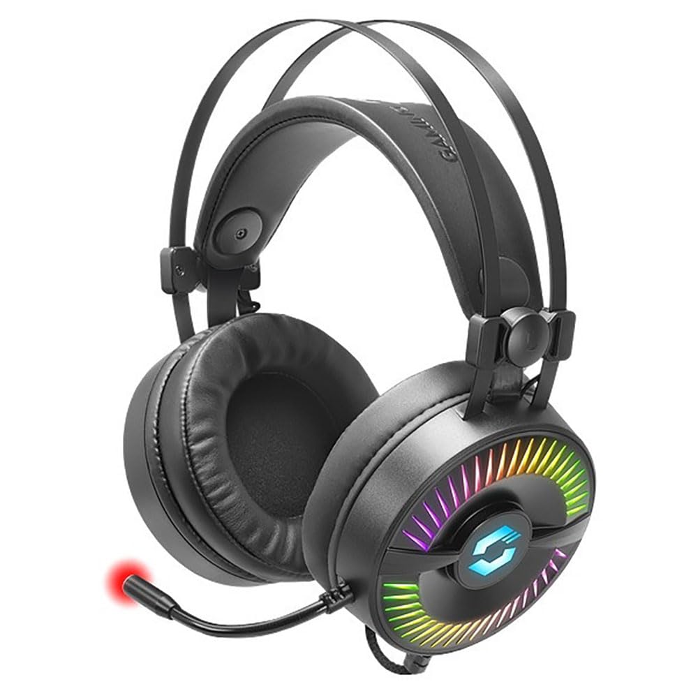 Speedlink QUYRE RGB 7.1 Gaming Headset - Customisable Sound, RGB Lighting for PC/Notebook/Laptop, Black