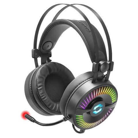 Speedlink QUYRE RGB 7.1 Gaming Headset - Customisable Sound, RGB Lighting for PC/Notebook/Laptop, Black