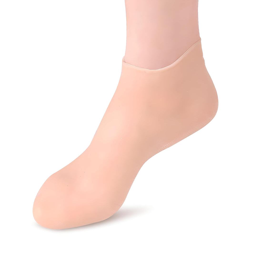 Hydration Socks - Gel lined silicone foot care solution delivering deep moisture, crack prevention, and rejuvenating pedicure therapy for soft smooth heels anytime (color 2)