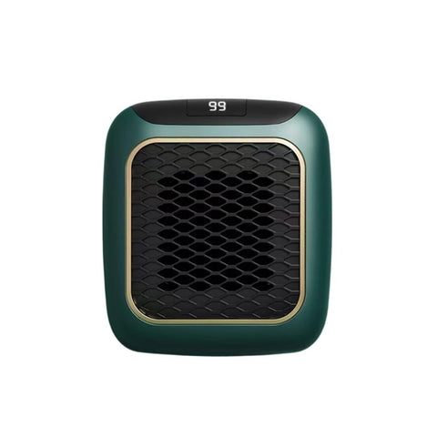 Portable Space Heater, 800W Portable Electric Heater-in Wall Home Fan Heater with Remote Control, Mini Household Radiator Warmer for Room Office for Office Space Desk Bin