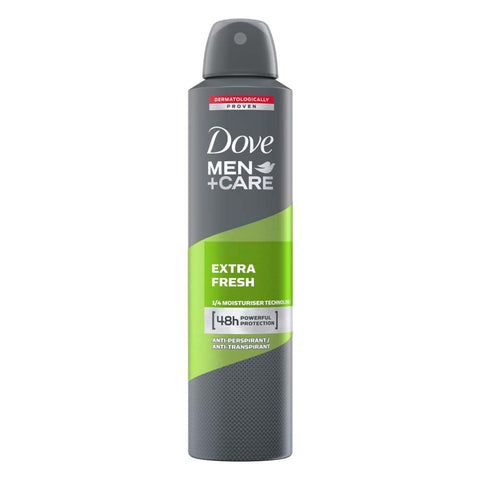Dove Men's Dermatologically Proven - Extra Fresh Care Antiperspirant Spray (250ml)