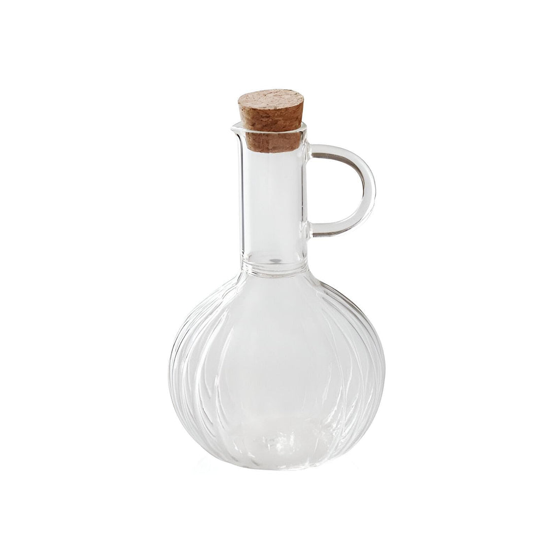 Glass olive oil dispenser bottle, vinegar vinegar, soy sauce container, dumpster, drip syrup, dressing, rain cap, pot with nozzle and cork for (1PCS)