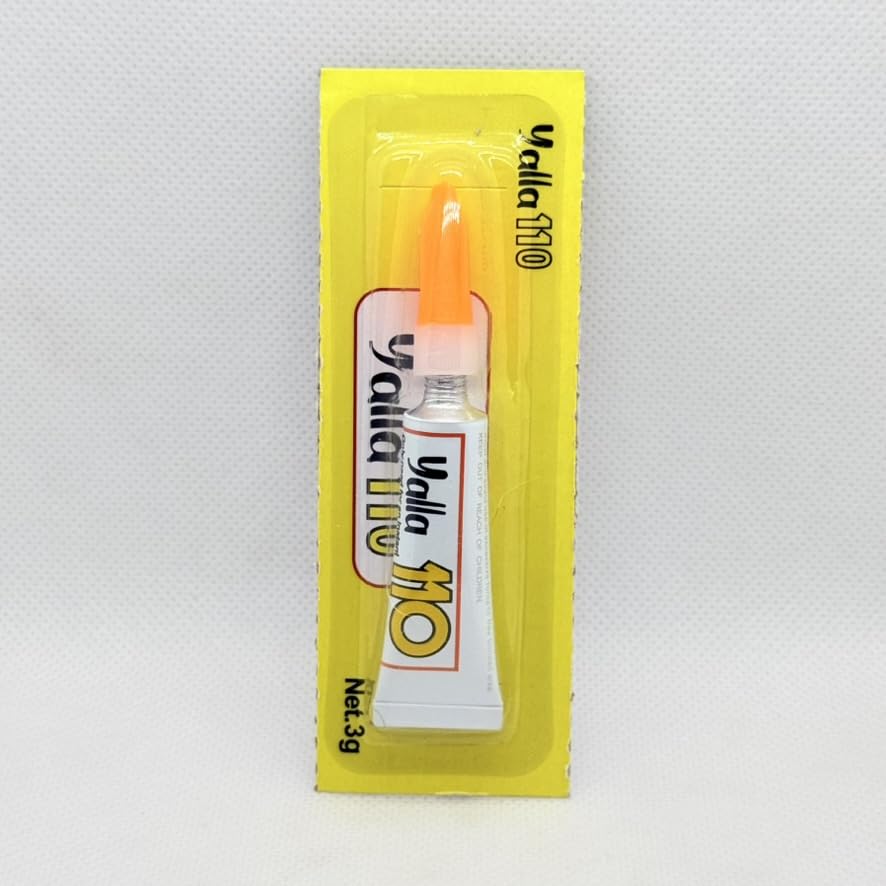 Super Nail Glue – Professional Strong Adhesive for Press On Nails & Artificial Nails | سوبر جلو أظافر – لاصق أظافر قوي واحترافي لتركيب الضوافر التركيب والفيك نيلز (2 Yalla Glue)