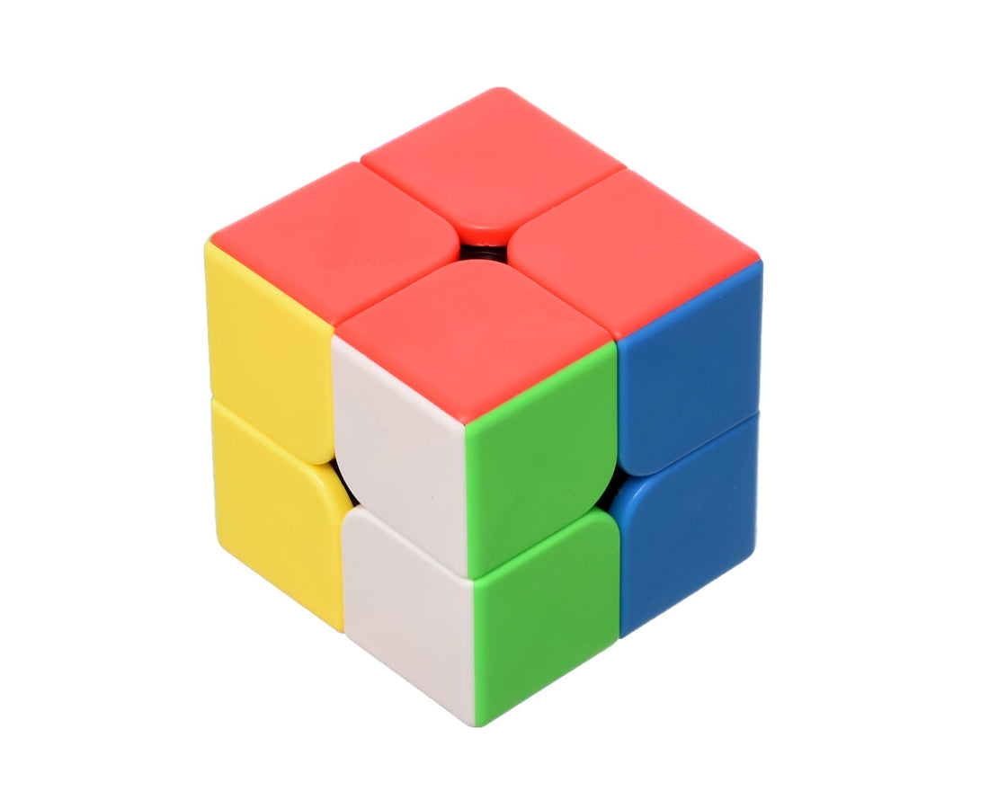 Rubik Cube Early Education Development Toy With Suitable Rubik Professional Player And Lighting IQ For Children 2x2x2 - MultiColor