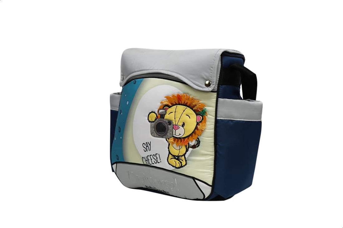 Universal Baby Supplies Lion Printed Baby Bag - Multi Color