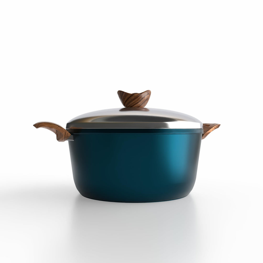 24 cm Premium Granite Stewpot with a durable 5 mm body for excellent heat distribution. Premium non-stick granite coating ensures healthy cooking and easy cleaning.