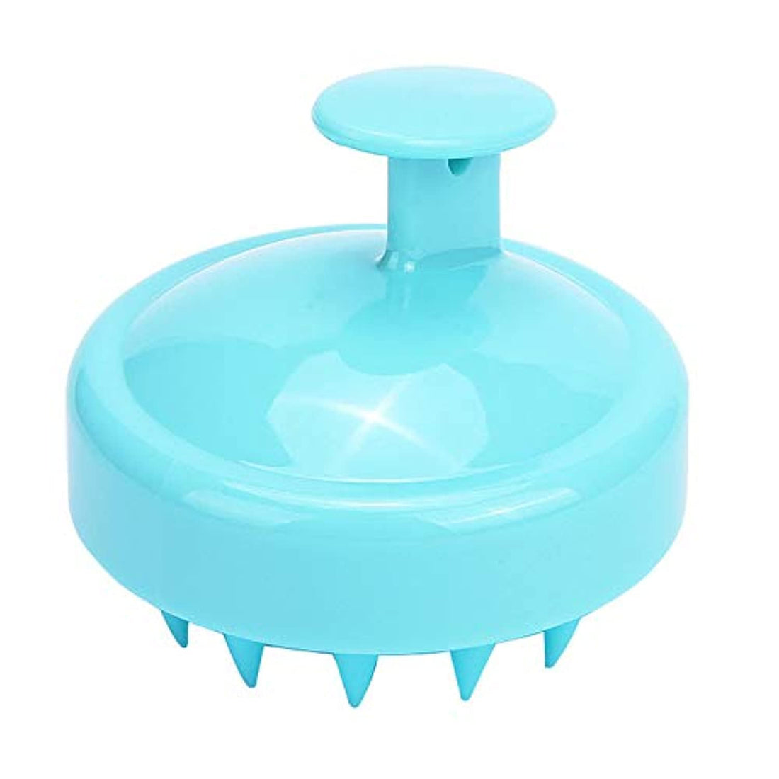 Soft Silicone Bristles Anti Dandruff Head Scalp Massager, Shampoo Brush for Wet and Dry Hair