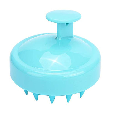 Soft Silicone Bristles Anti Dandruff Head Scalp Massager, Shampoo Brush for Wet and Dry Hair