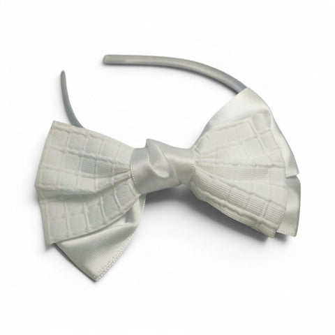 Catch Up Bow Headband for Women and Girls Cute Elegant Bow Hair Band Soft Comfortable Lightweight Non-Slip Daily Wear Fashion Accessory Stylish Feminine Look